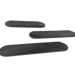 Wandplank hout Tre Zwart 100cm