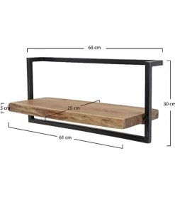 Wandrek industrieel Stockton 5 145cm
