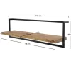 Wandrek industrieel Stockton 5 135cm