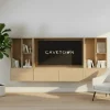 Watford Small zwevende Cinewall compleet Blond oak