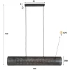Wayne 5-lichts Hanglamp Metaal