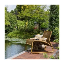 West Tuin Loungestoel Honinggeel