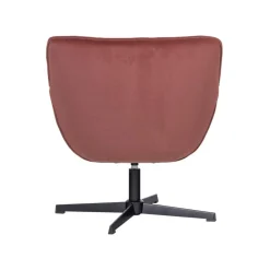 Wibo Draaifauteuil velvet Bruinrood