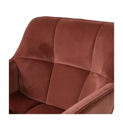 Wibo Draaifauteuil velvet Bruinrood