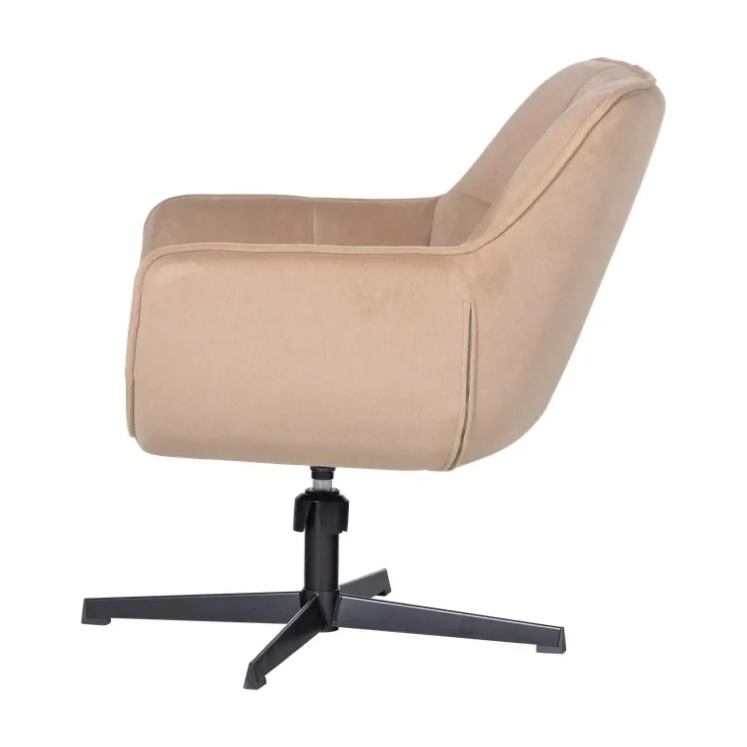 Wibo Draaifauteuil velvet Zand