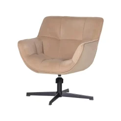 Wibo Draaifauteuil velvet Zand
