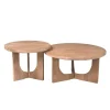 William Salontafel rond Naturel Mangohout 60cm