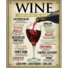 Wine the World - metalen bord