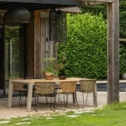 Wings Tuinstoel Touw Naturel Set van 2