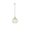 Wire 1-lichts hanglamp zand 30cm
