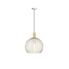 Wire 1-lichts hanglamp zand 40cm