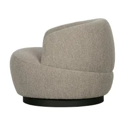 Woolly Draaifauteuil Boucle Naturel Melange