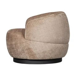 Woolly Draaifauteuil Chenille Zand