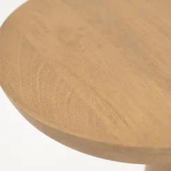 Woomble Bijzettafel mangohout Naturel 40cm