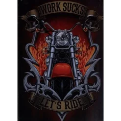 Work Sucks - metalen bord