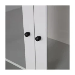 Xam Vitrinekast Grenen Wolkengrijs 100cm