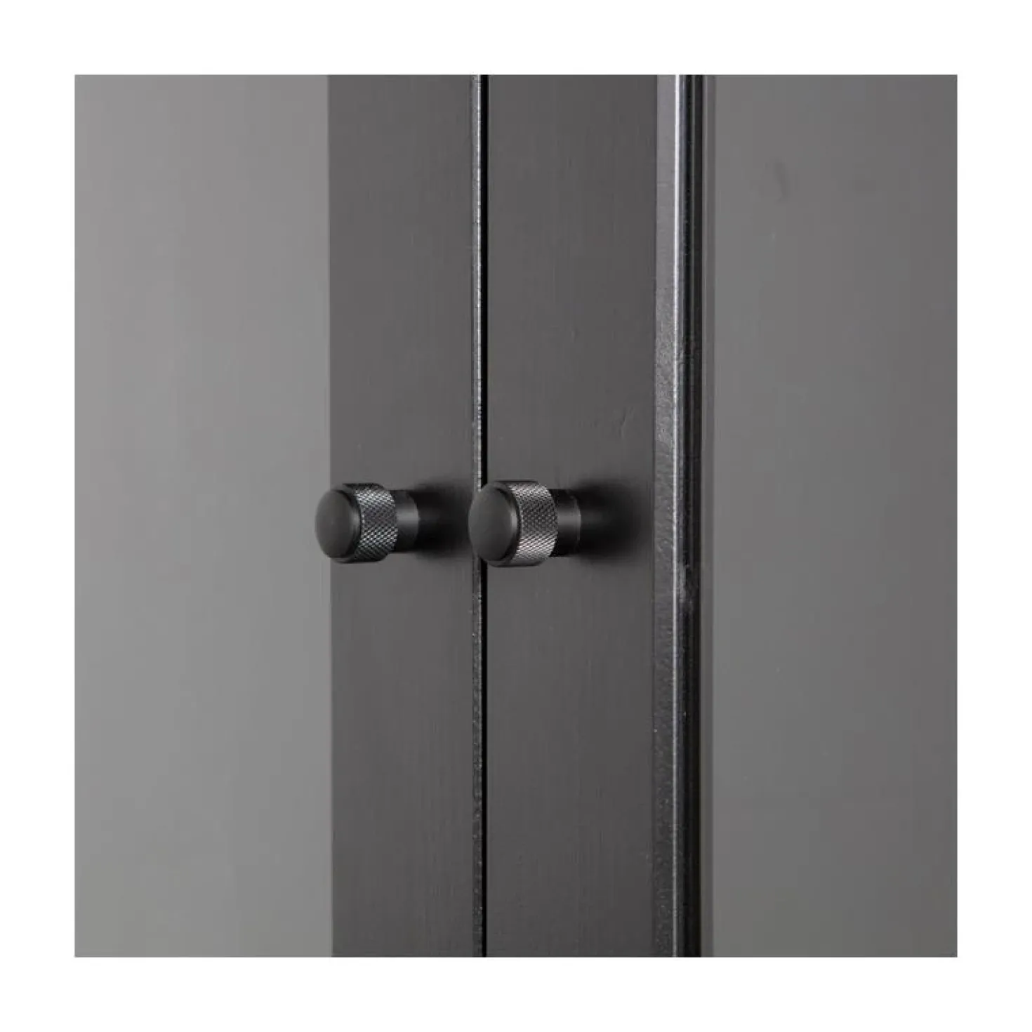 Xam Vitrinekast Grenen Zwart 100cm