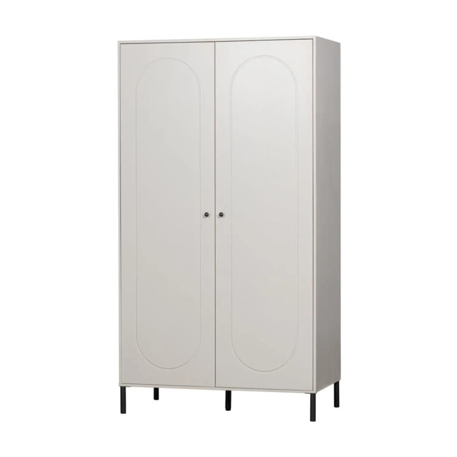 Xina Kledingkast Grenen Wolkengrijs 110cm
