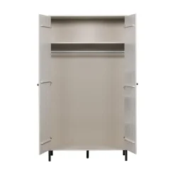 Xina Kledingkast Grenen Wolkengrijs 110cm