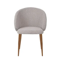 Yuki Eetkamerstoel Naturel met houtlook poot