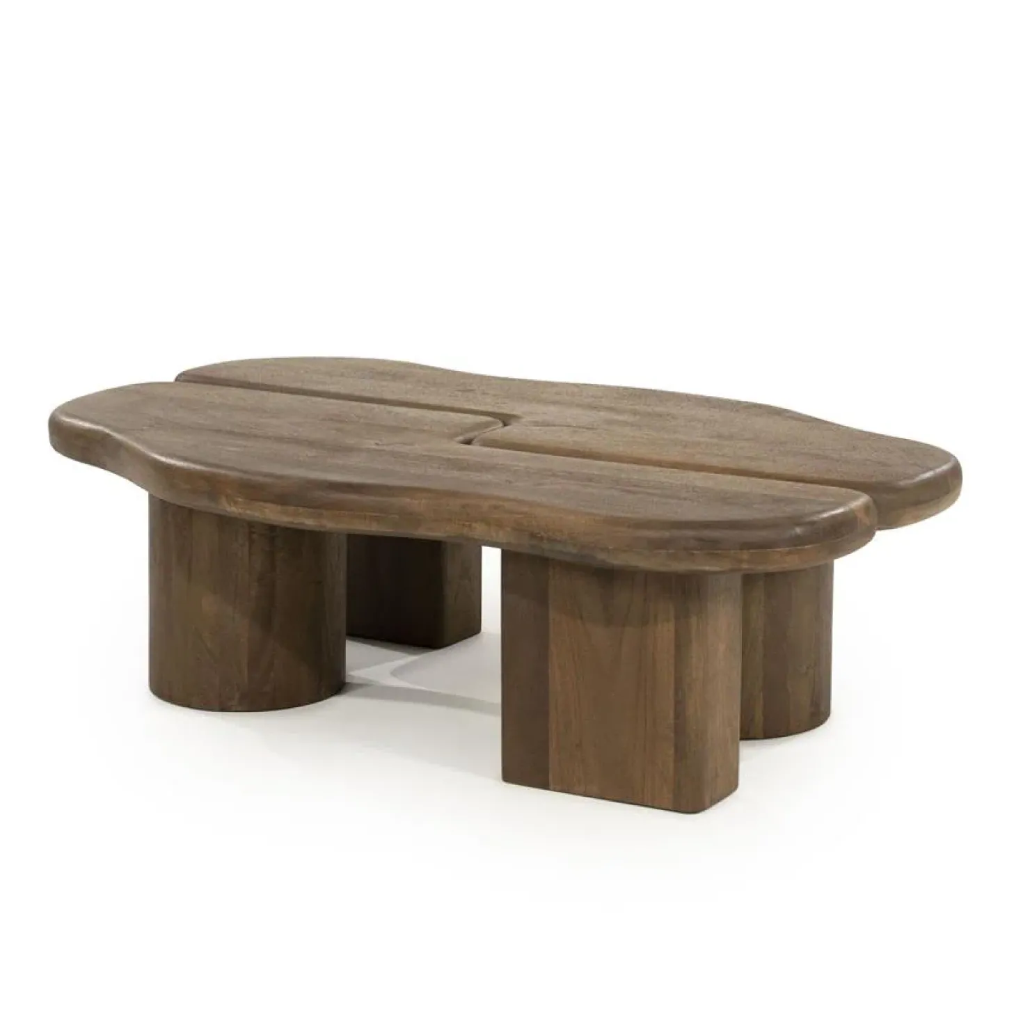 Yuo Salontafel mangohout Bruin 100cm