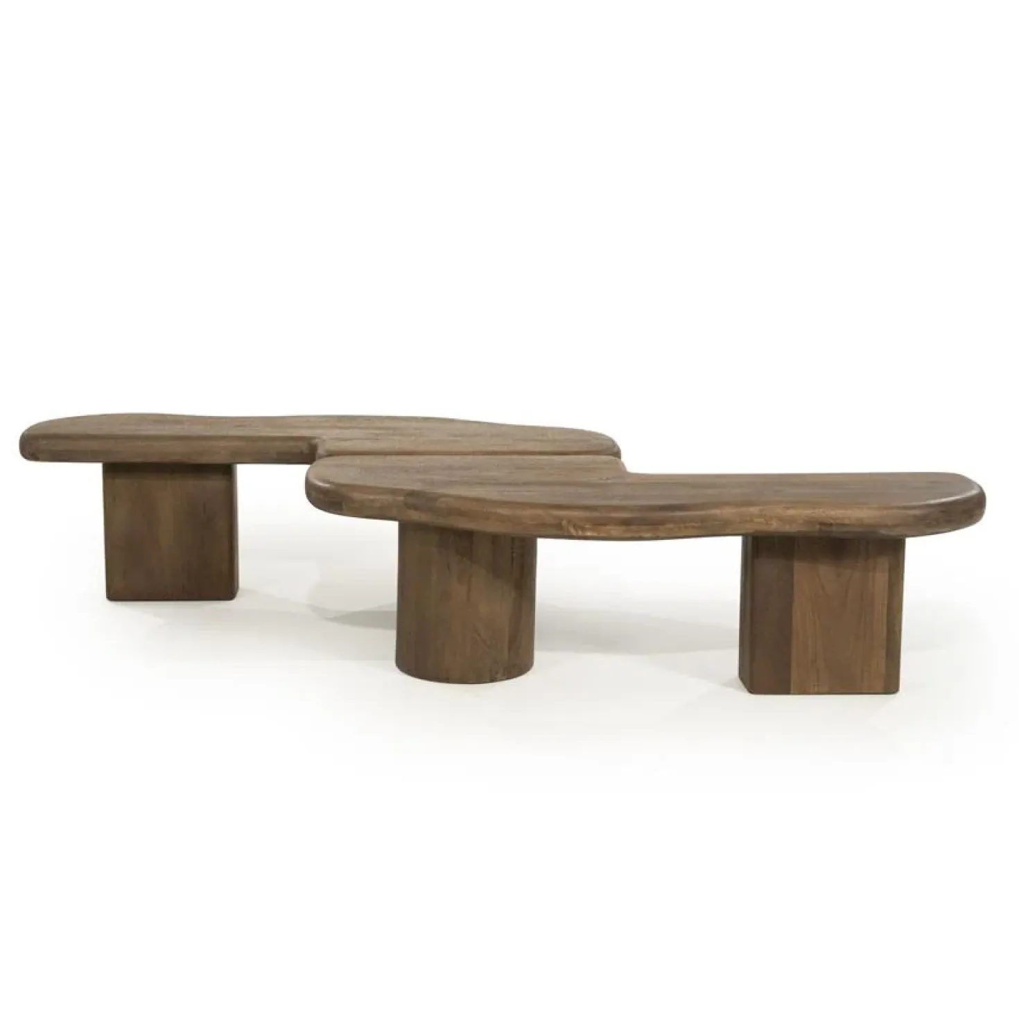 Yuo Salontafel mangohout Bruin 100cm