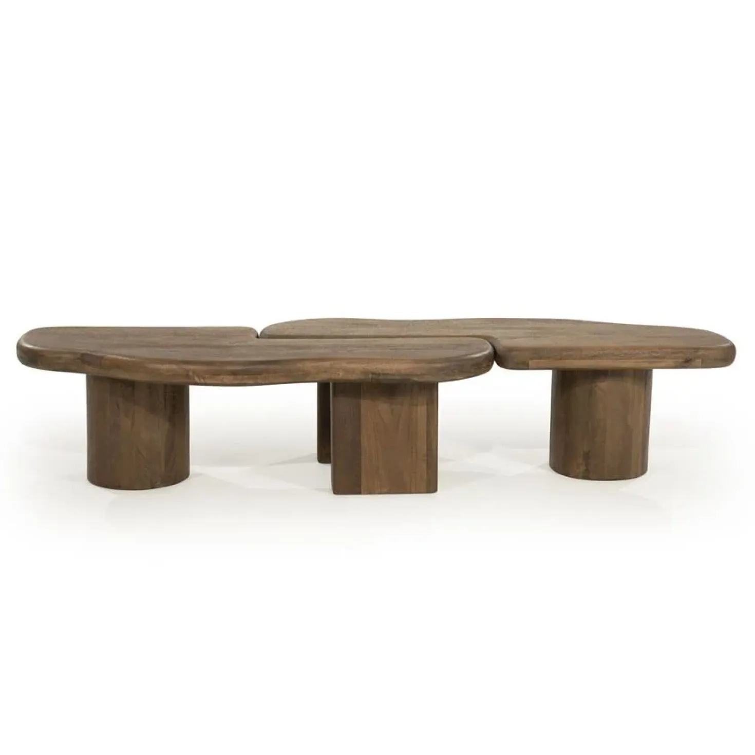 Yuo Salontafel mangohout Bruin 100cm