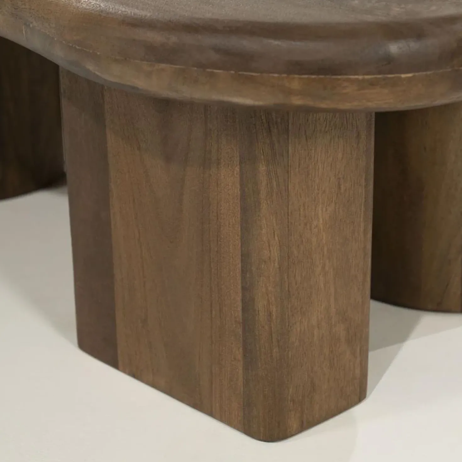 Yuo Salontafel mangohout Bruin 100cm