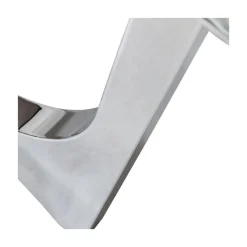 Zaandam Design Poot Metaal Chroom 1 stuk