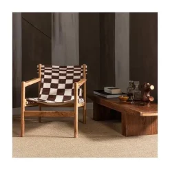 Zano Fauteuil Hout met patroon