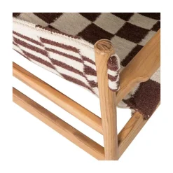 Zano Fauteuil Hout met patroon