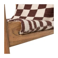 Zano Fauteuil Hout met patroon