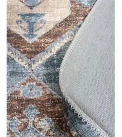 Zareen vloerkleed vintage rechthoek blauw 3