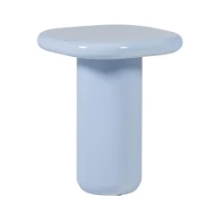 Zava Bijzettafel Hoogglans Lichtblauw 50cm