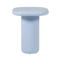Zava Bijzettafel Hoogglans Lichtblauw 50cm