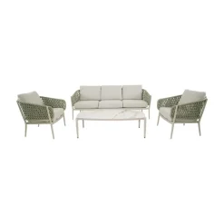 Zaya Loungeset groen/beige
