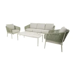 Zaya Loungeset groen/beige
