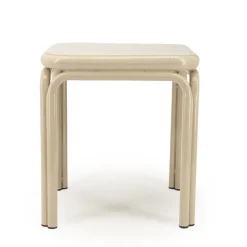 Zilo Bijzettafel Beige 43cm