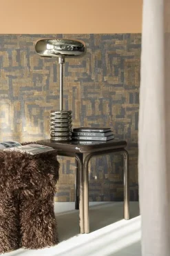 Zilo Bijzettafel Donkerbruin 43cm