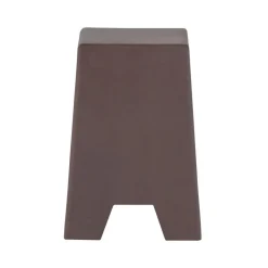 Zina Bijzettafel Hoog Cement Bruin 36cm