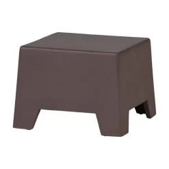 Zina Bijzettafel Laag Cement Bruin 50cm