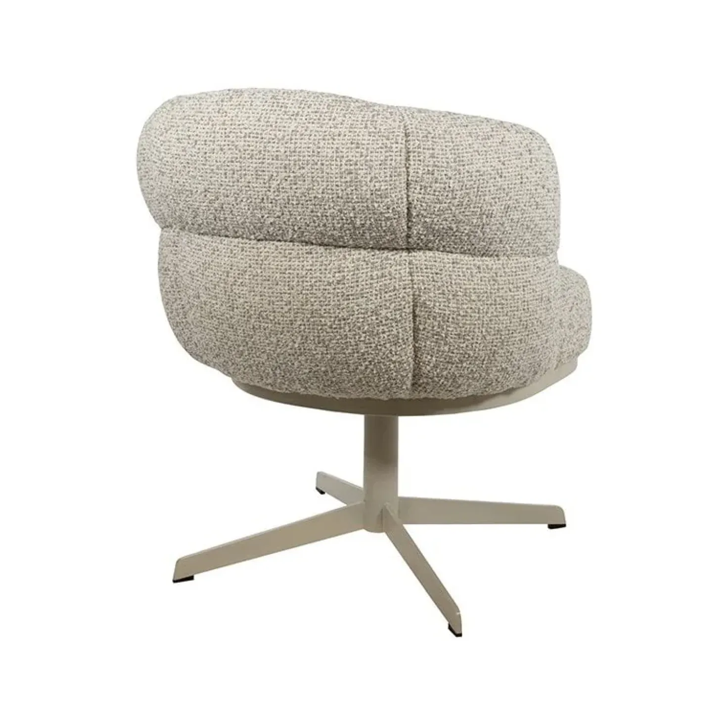 Zion eetkamerfauteuil draaipoot Creme