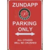 Zündapp Parking - metalen bord