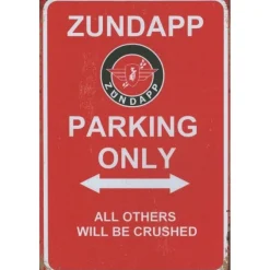 Zündapp Parking - metalen bord