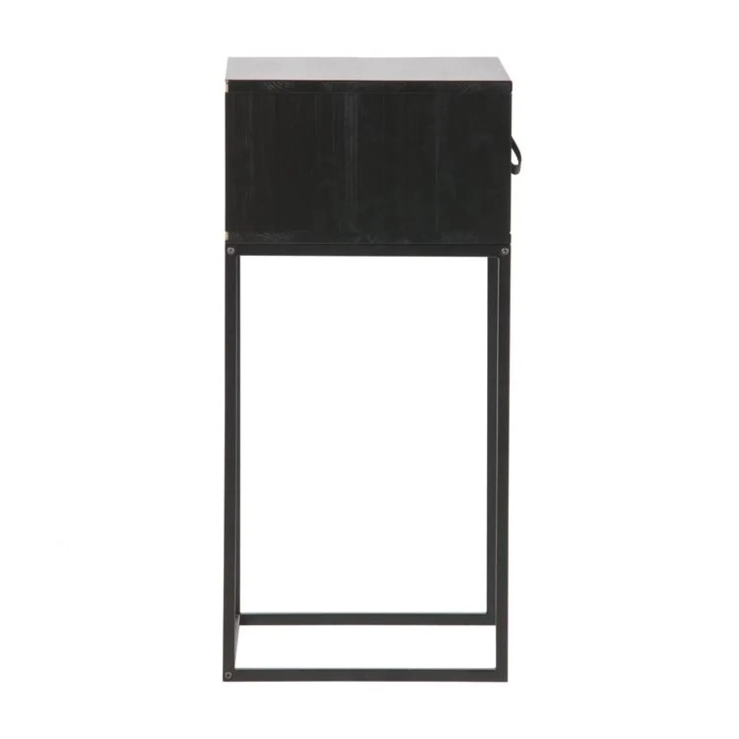 Zola Nachtkastje met Lade Zwart 40cm