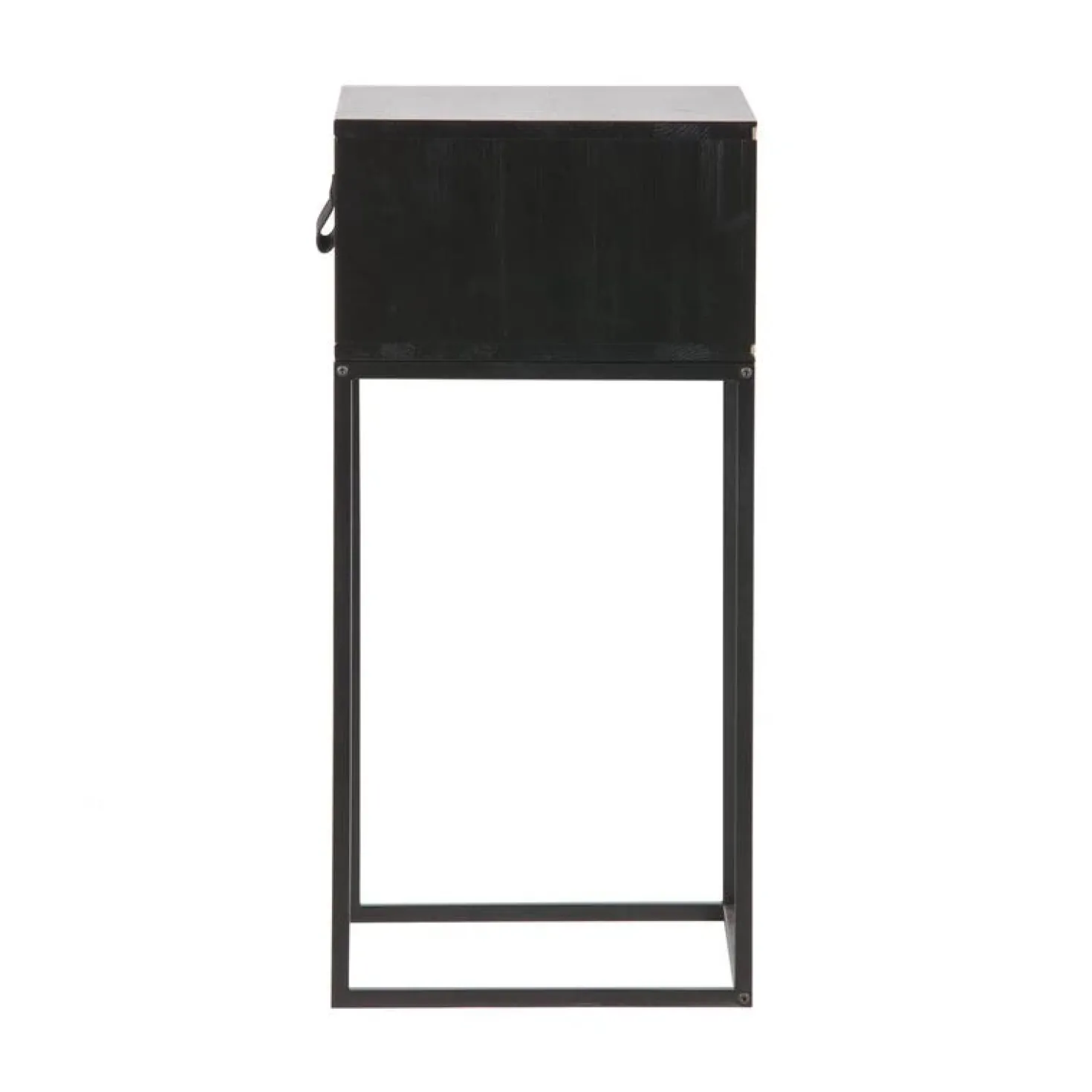 Zola Nachtkastje met Lade Zwart 40cm
