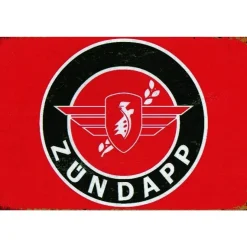 Zundapp Logo Red - metalen bord