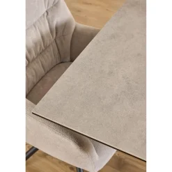 Zuvio Eettafel Grijs Keramiek 135cm