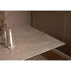 Zuvio Eettafel Grijs Keramiek 160cm