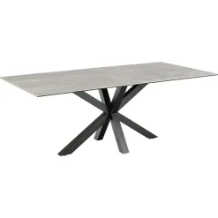 Zuvio Eettafel Grijs Keramiek 200cm